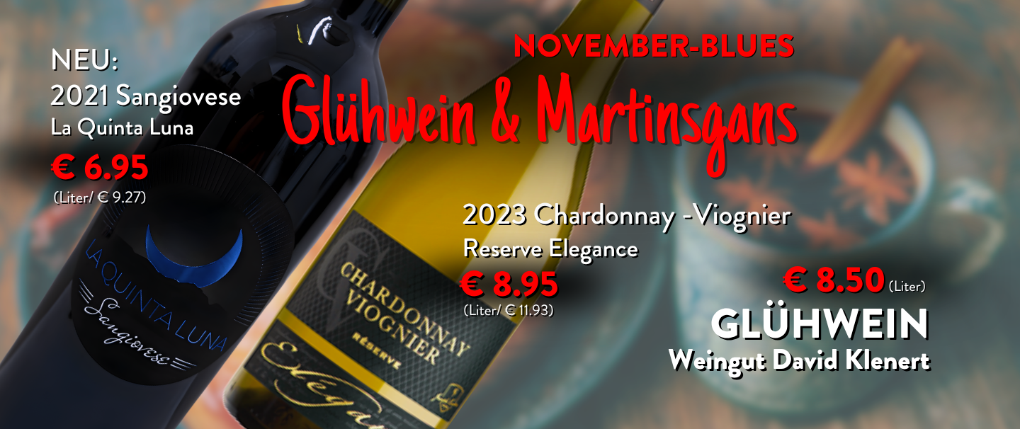 November-Blues trifft Weingenuss bei Wein-Musketier