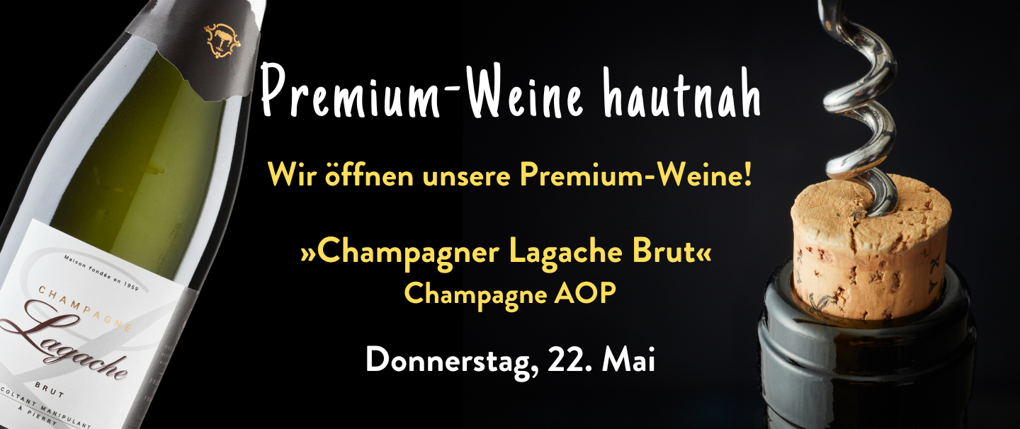 Premium-Champagner hautnah bei Wein-Musketier Salach