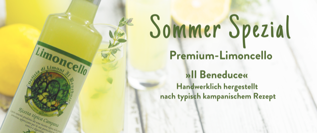 Limoncello Il Beneduce bei Wein-Musketier Salach