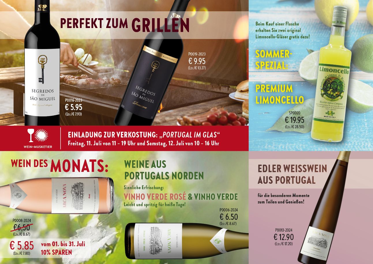 Portugal im Glas - Einladung zur Weinprobe bei Wein-Musketier Salach
